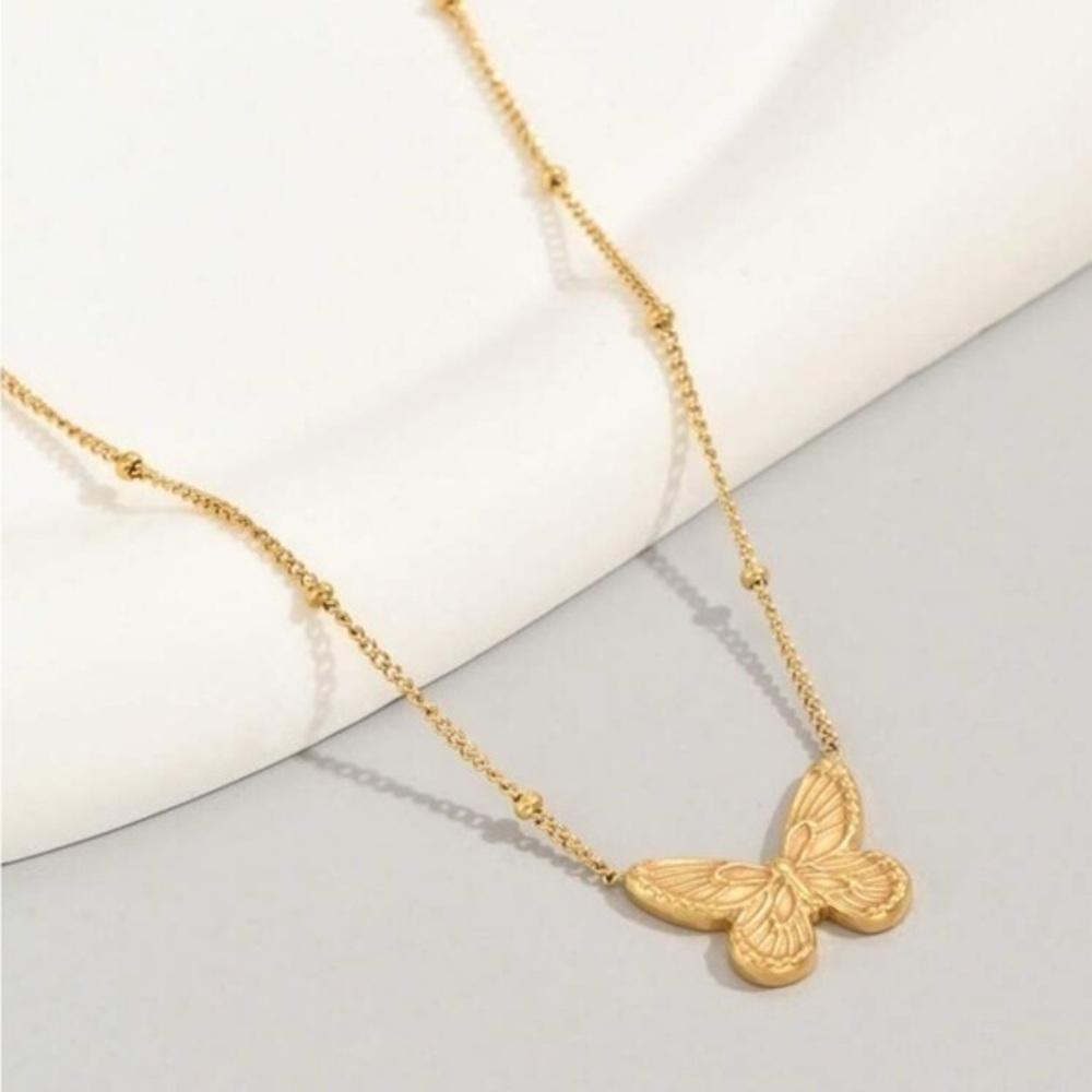 Butterfly Pendant Necklace